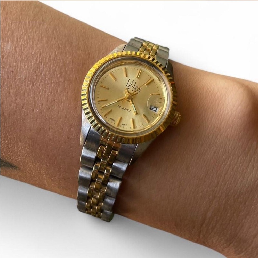 Le Jaye- Y2k Gold & Silver Watch - image 2